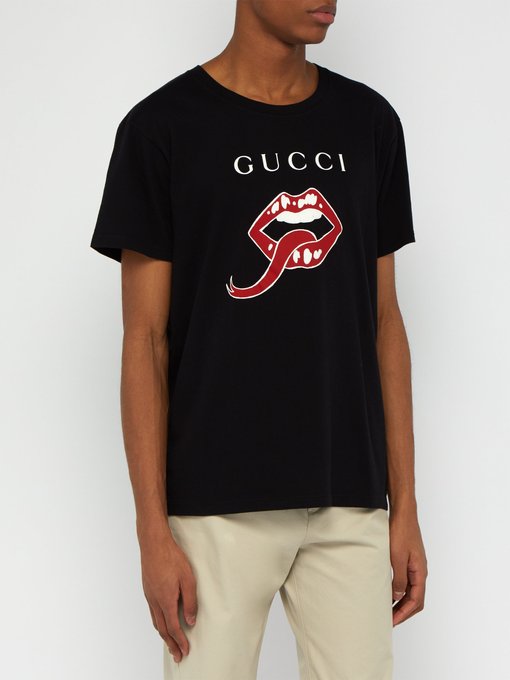 gucci mouth shirt