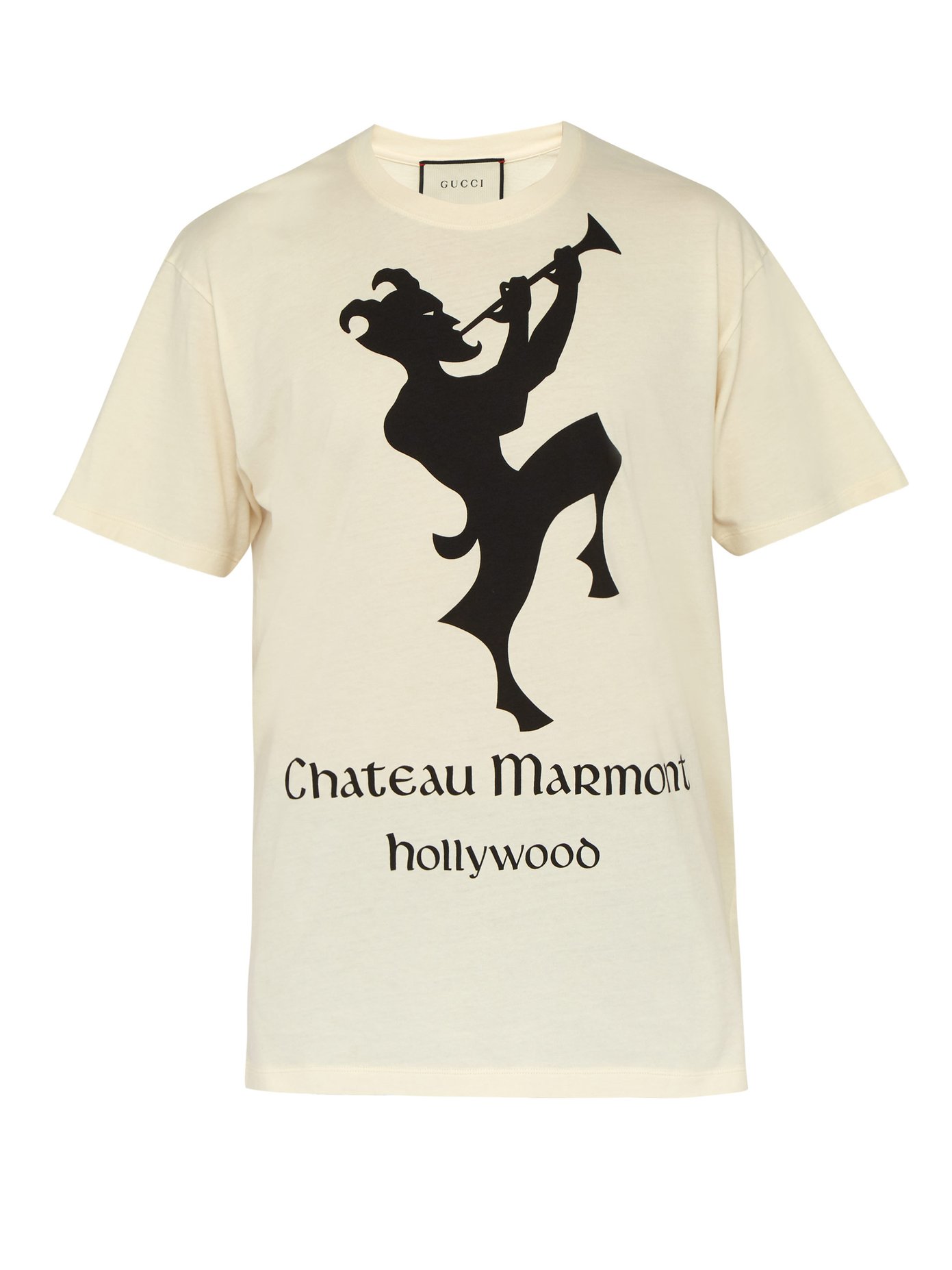 Chateau Marmont cotton T-shirt | Gucci 