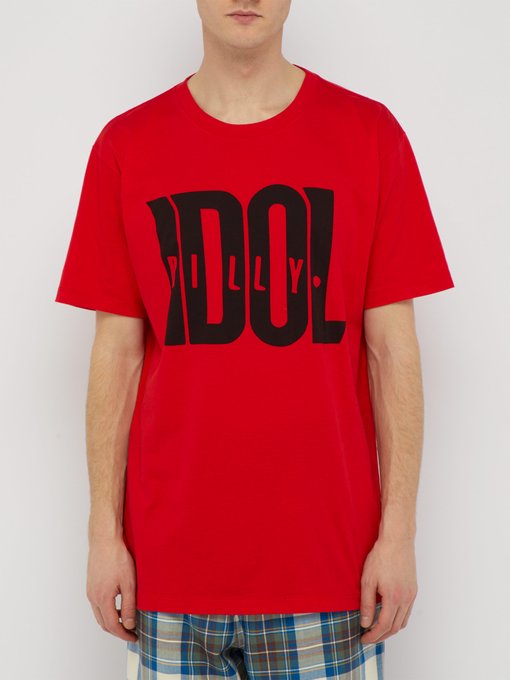 Billy Idol printed T-shirt | Gucci 
