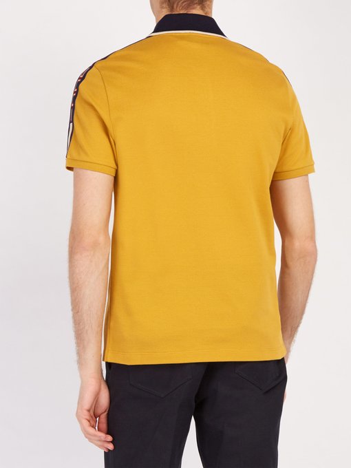 yellow gucci polo shirt