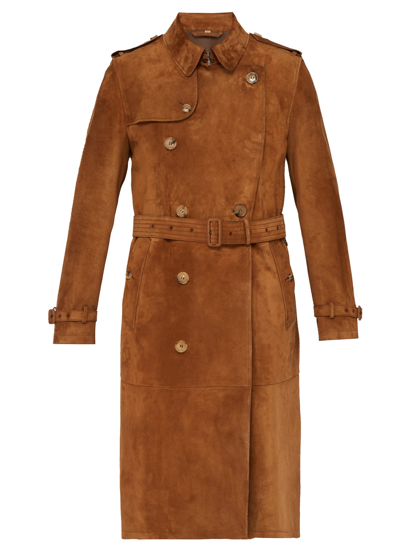 burberry suede trench coat