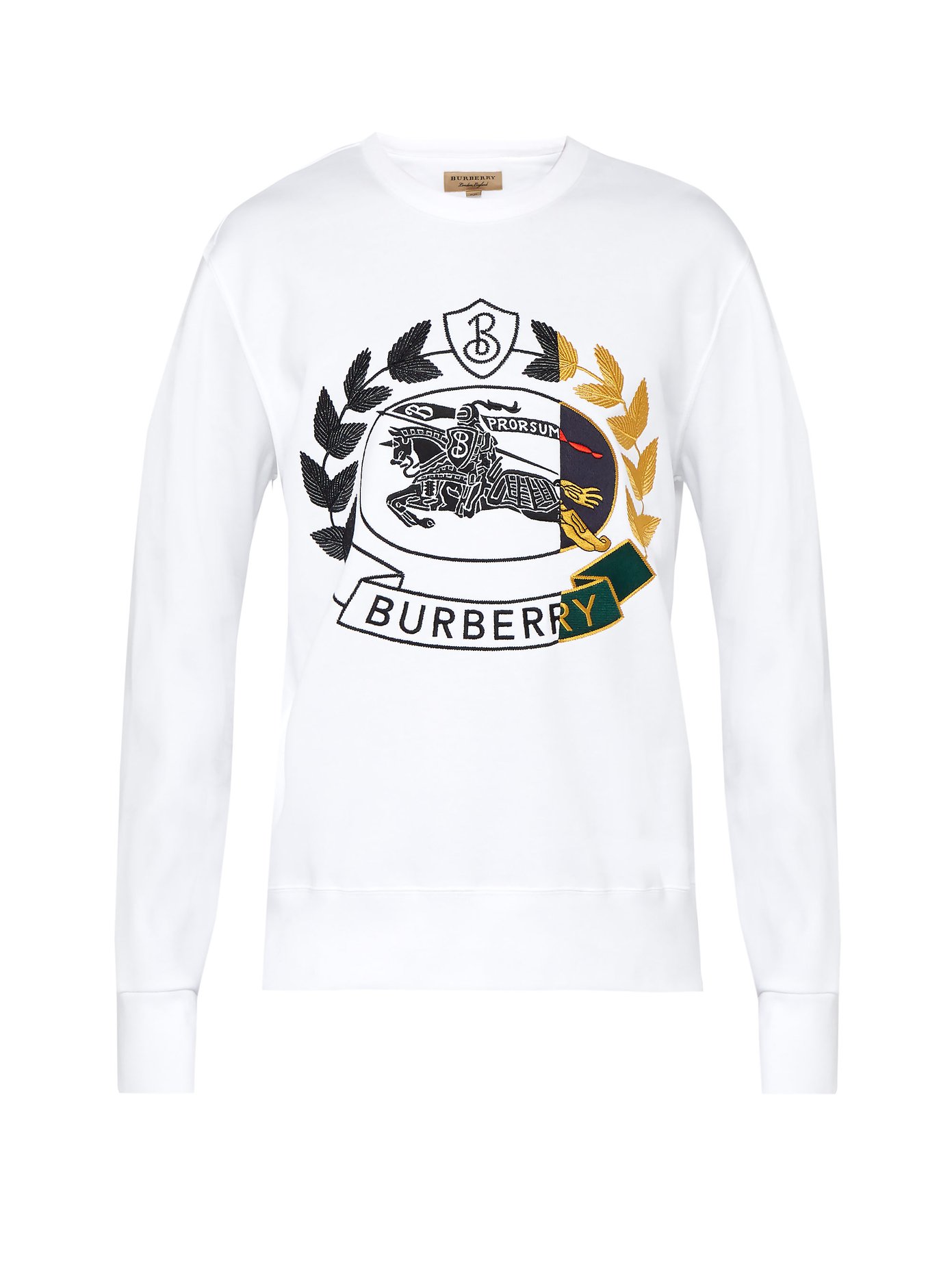 burberry crest hoodie