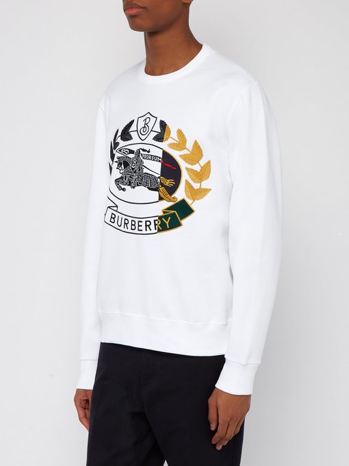 burberry crest sweatshirt