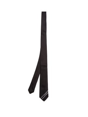 Logo striped silk tie | Givenchy | MATCHESFASHION AU