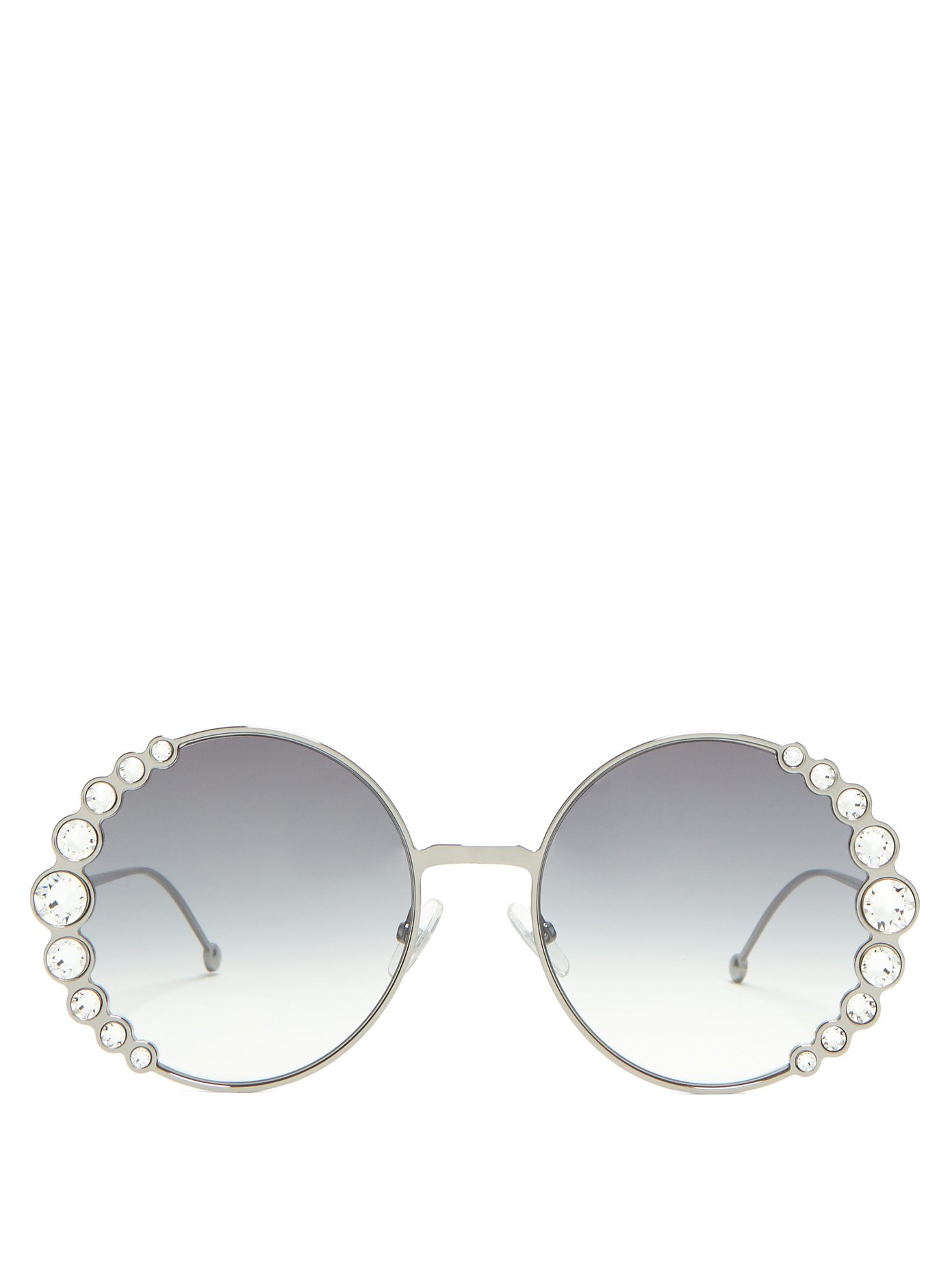 Round embellished sunglasses | Fendi 