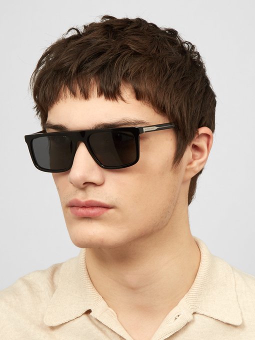 Penford square acetate sunglasses 