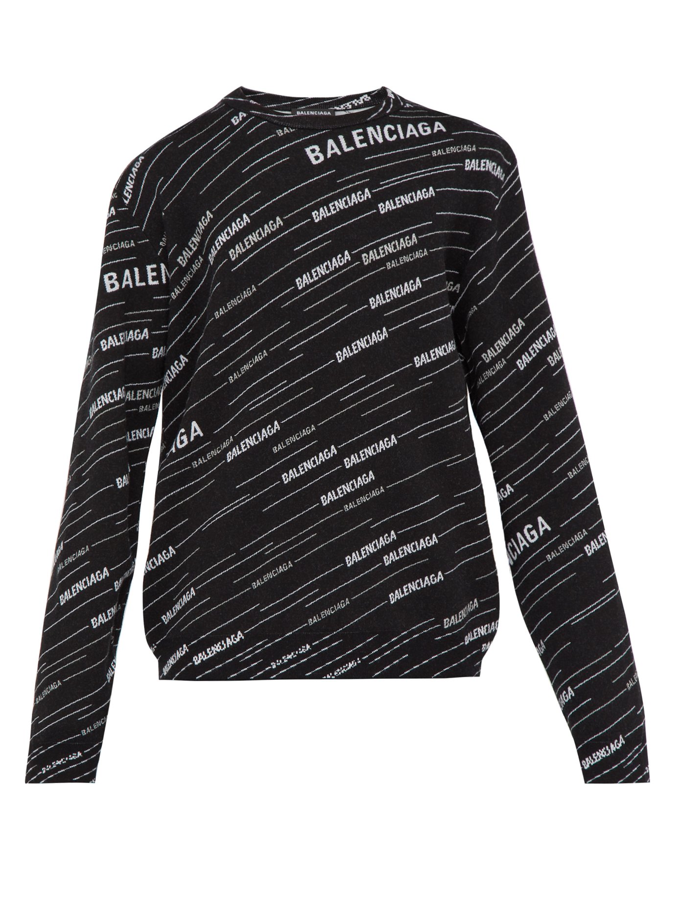 Logo-jacquard sweatshirt | Balenciaga 