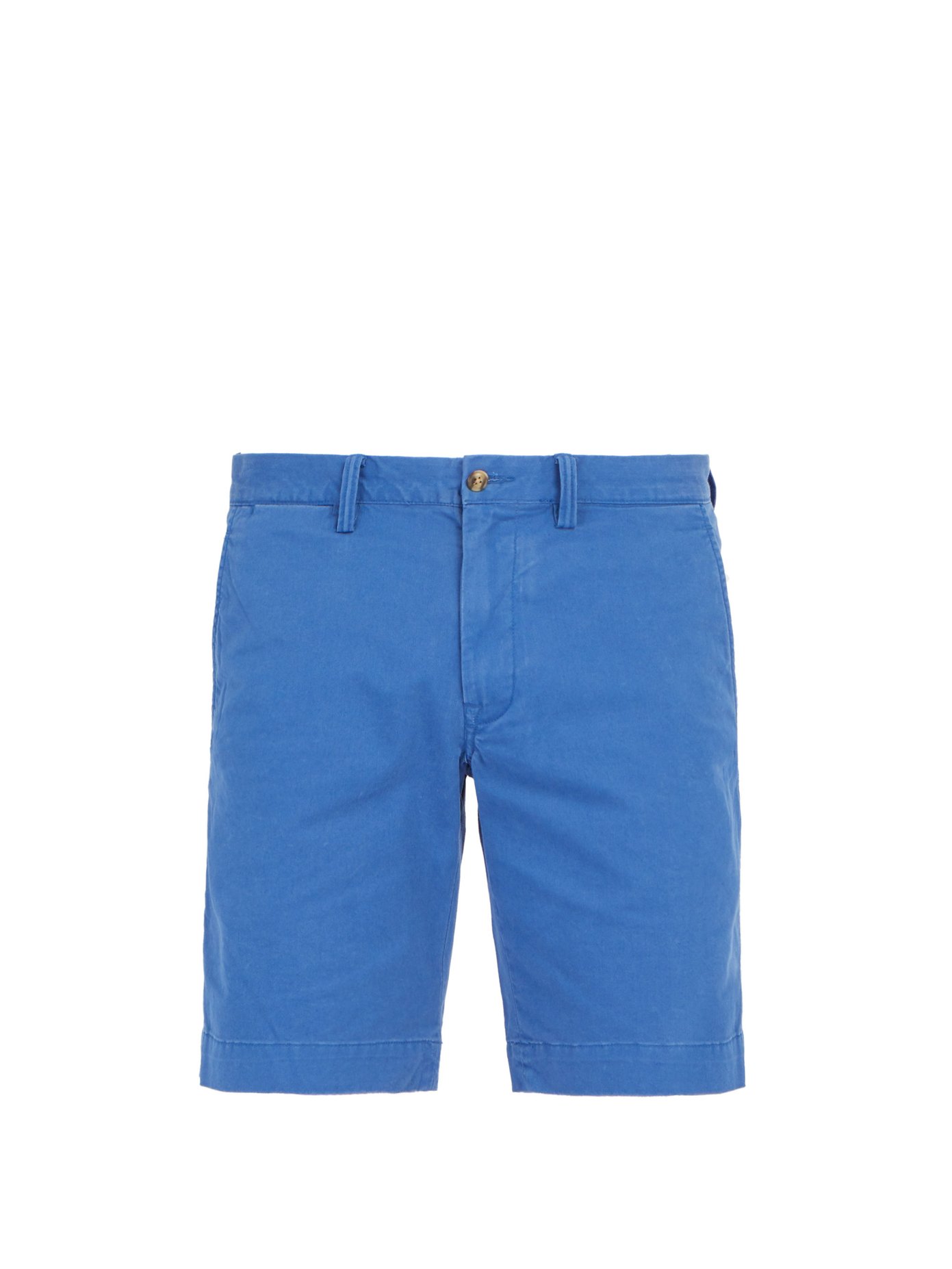 Tailored cotton-blend chino shorts 
