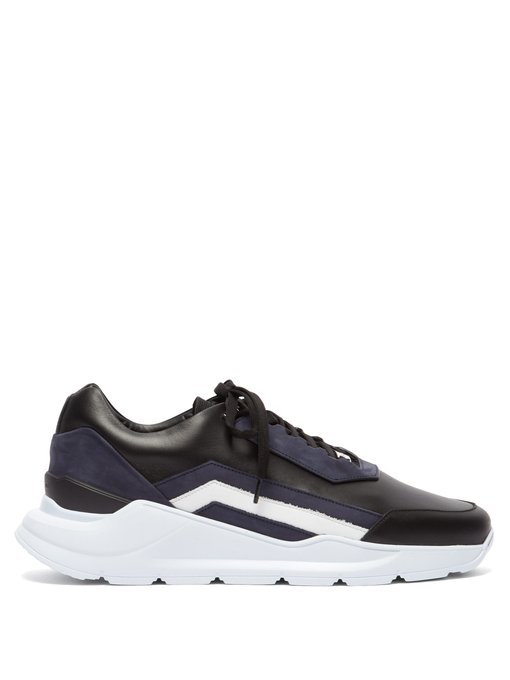 Strada low-top leather trainers 