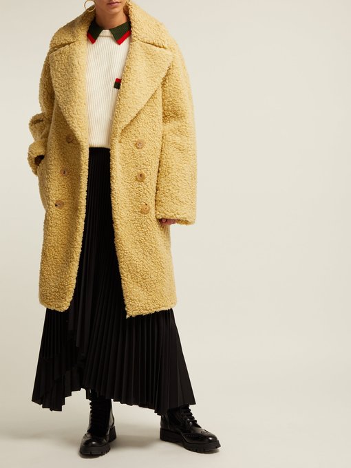 Willingstone wool-blend teddy coat 