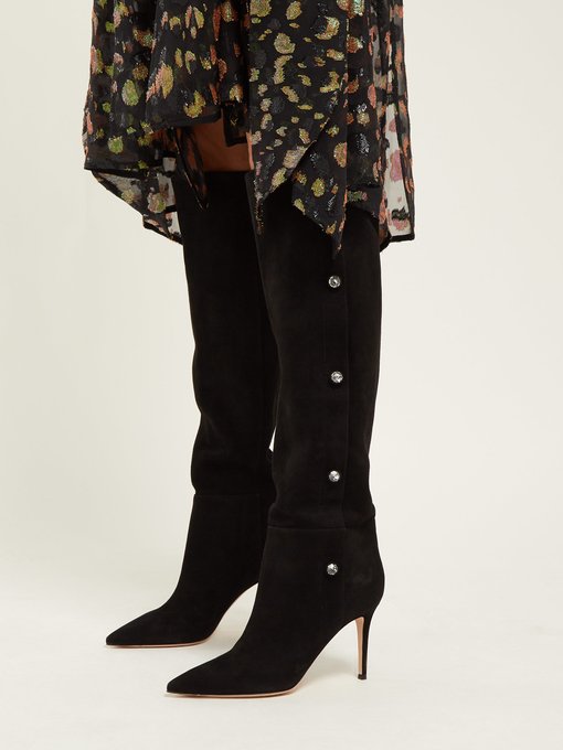 Hazel 85 knee-high suede boots | Gianvito Rossi | MATCHESFASHION UK
