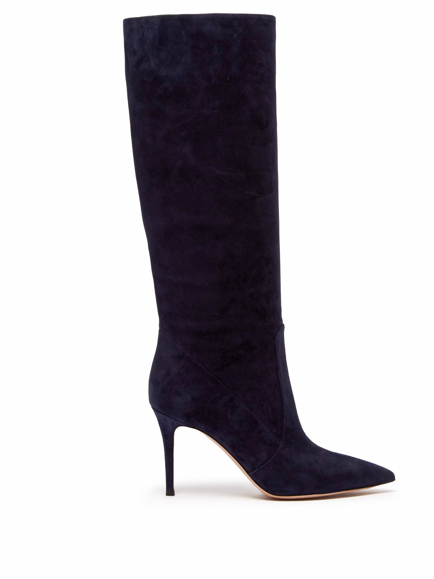 gianvito rossi suede knee boots