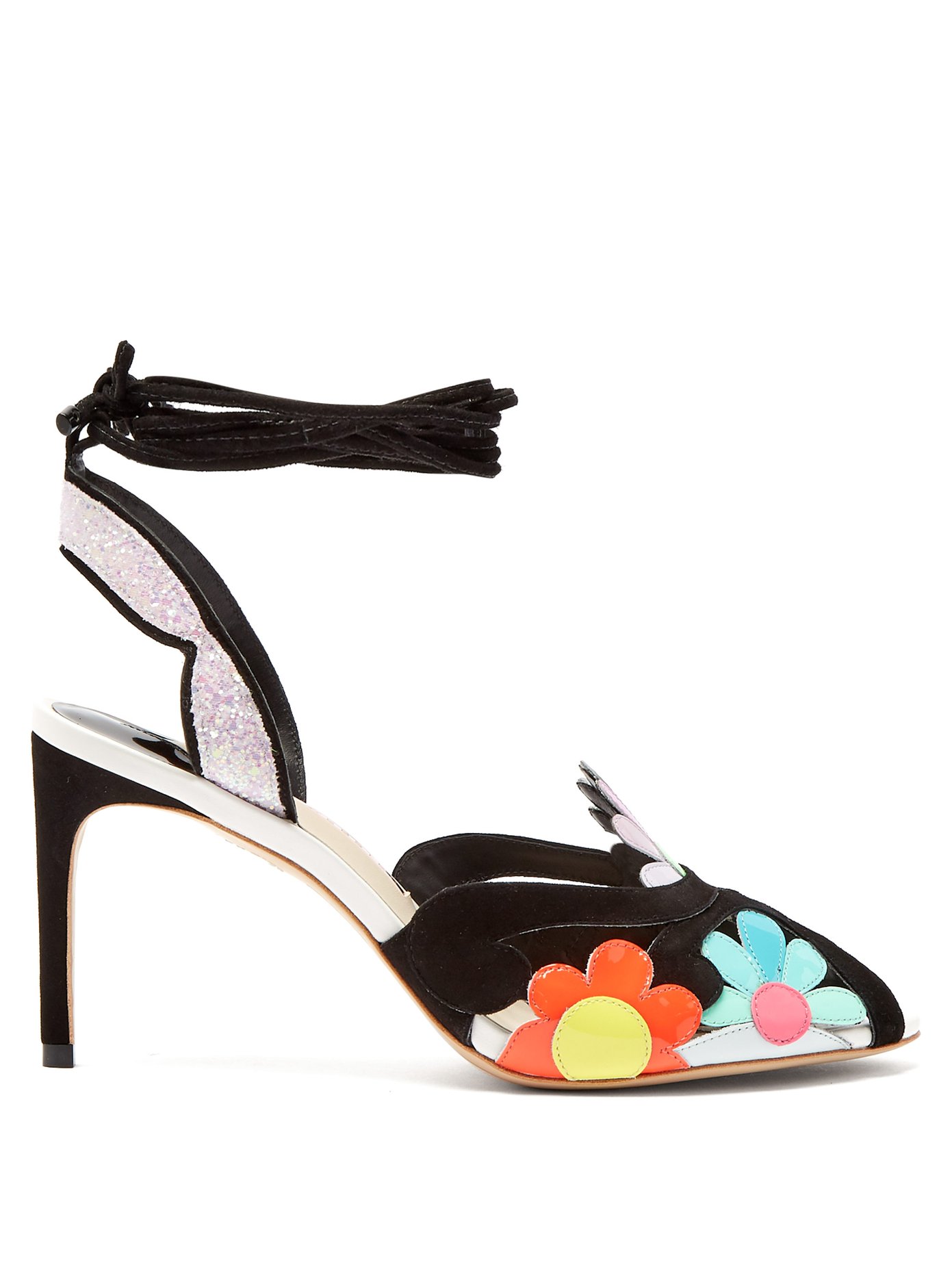 sophia webster floral heels