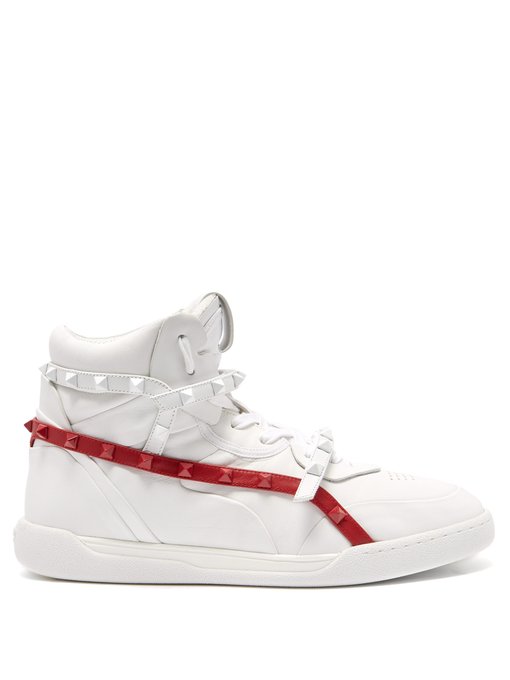 Rockstud Amor high-top leather trainers 