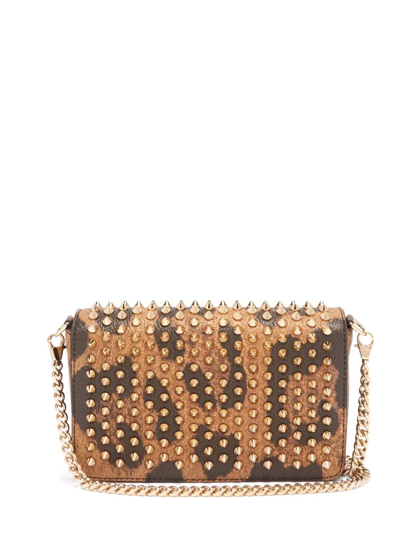 christian louboutin leopard handbags