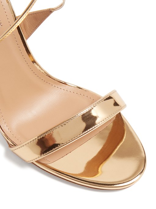 very gold sandals