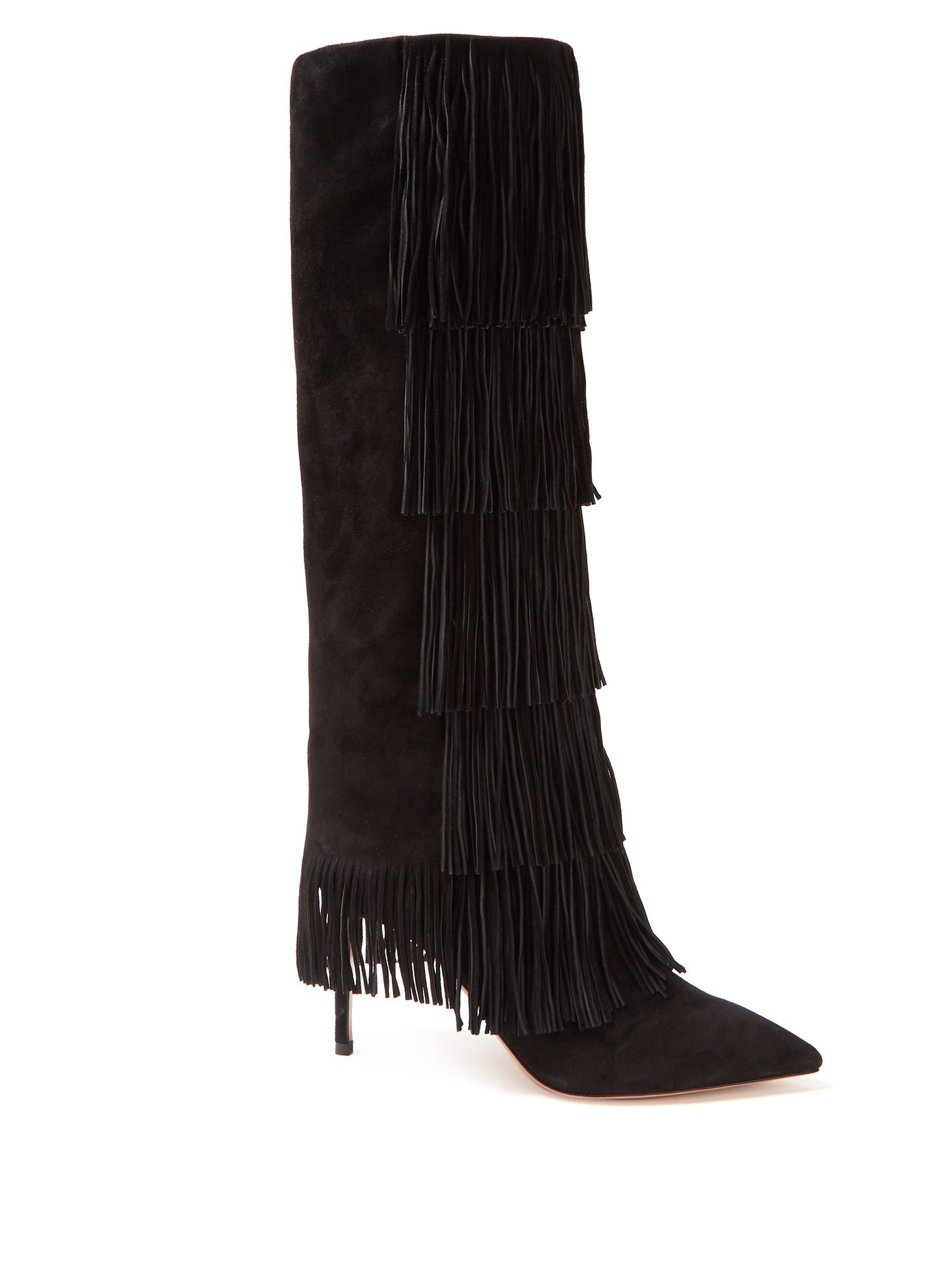 fringed boots uk