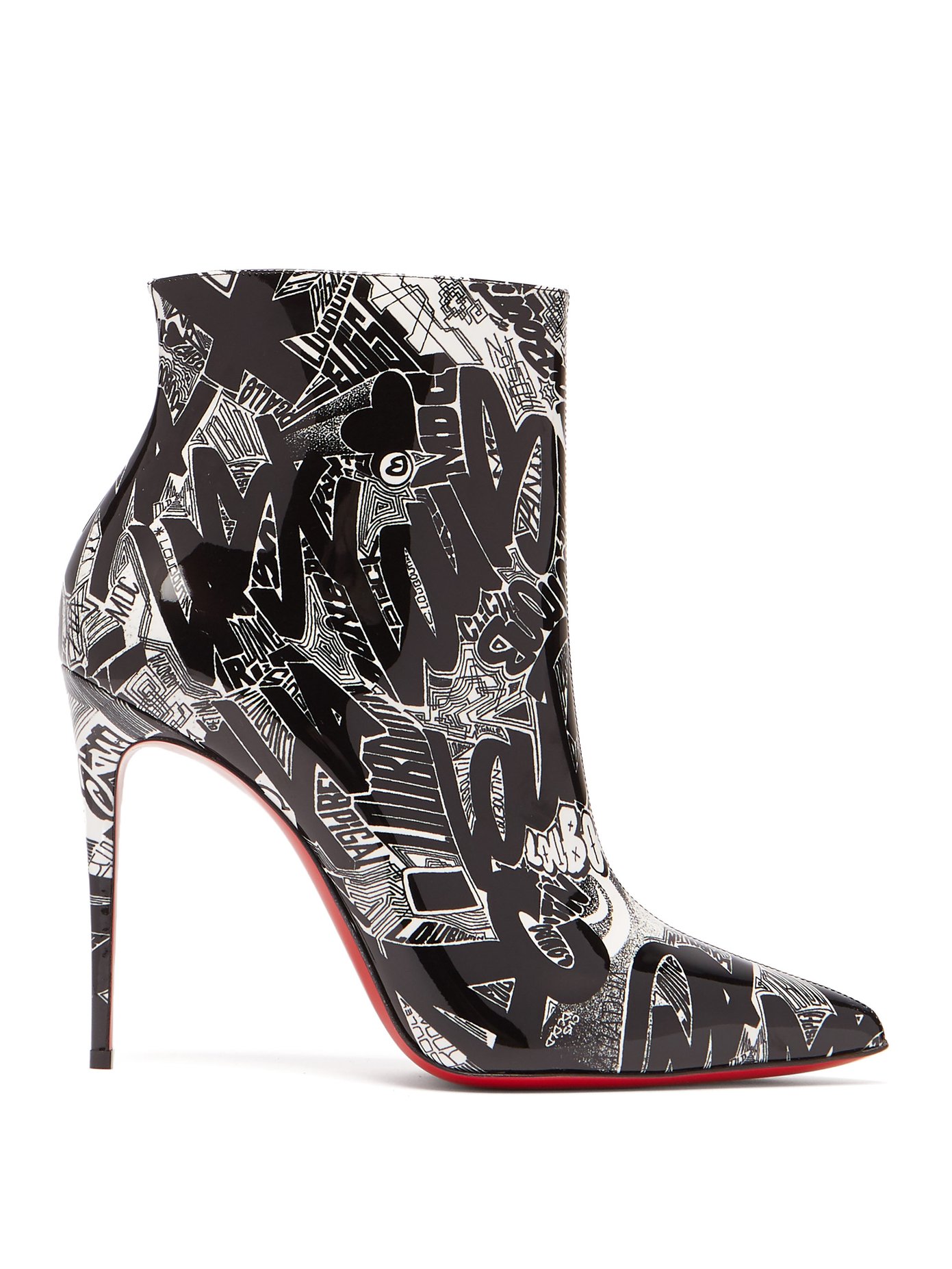 So Kate 100 Nicograf-print ankle boots 