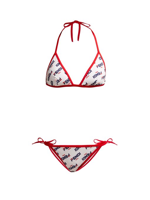 fendi triangle bikini