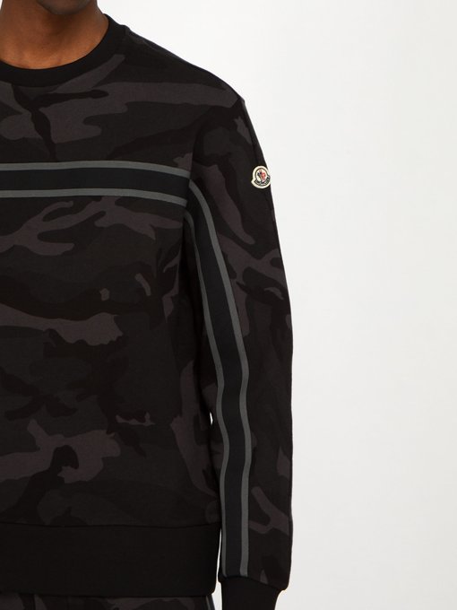 Camouflage-print cotton sweatshirt 