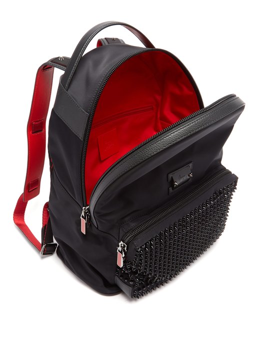 Backloubi Spikes nylon backpack 