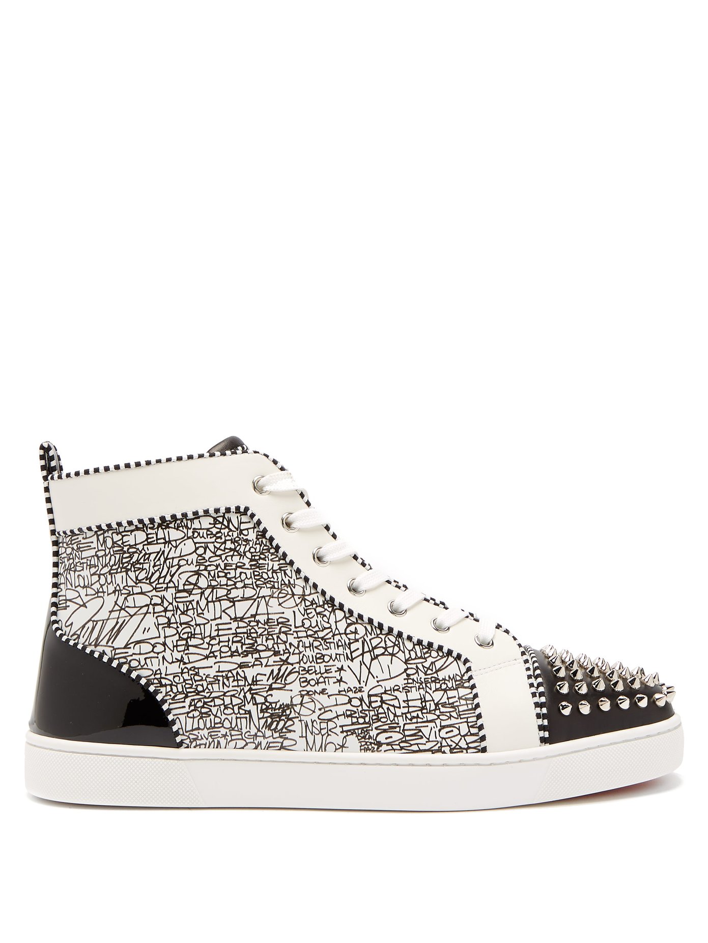 Lou Spikes Orlato high-top leather 