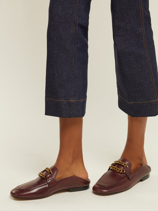 Firlee collapsible-heel leather loafers | Isabel Marant | MATCHESFASHION US