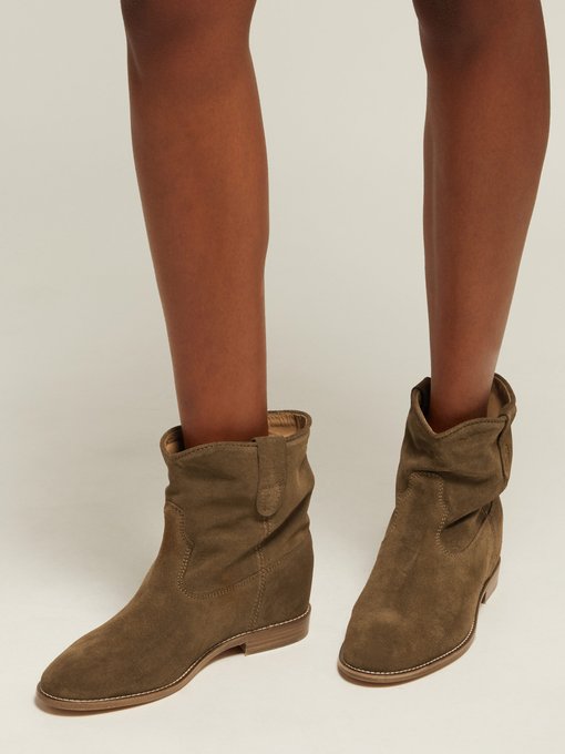 isabel marant crisi suede ankle boots