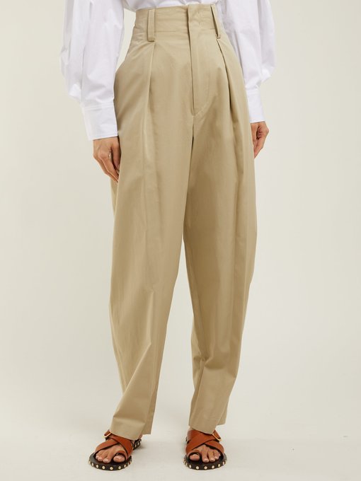 Odrys voluminous cotton trousers | Isabel Marant Étoile | MATCHESFASHION UK