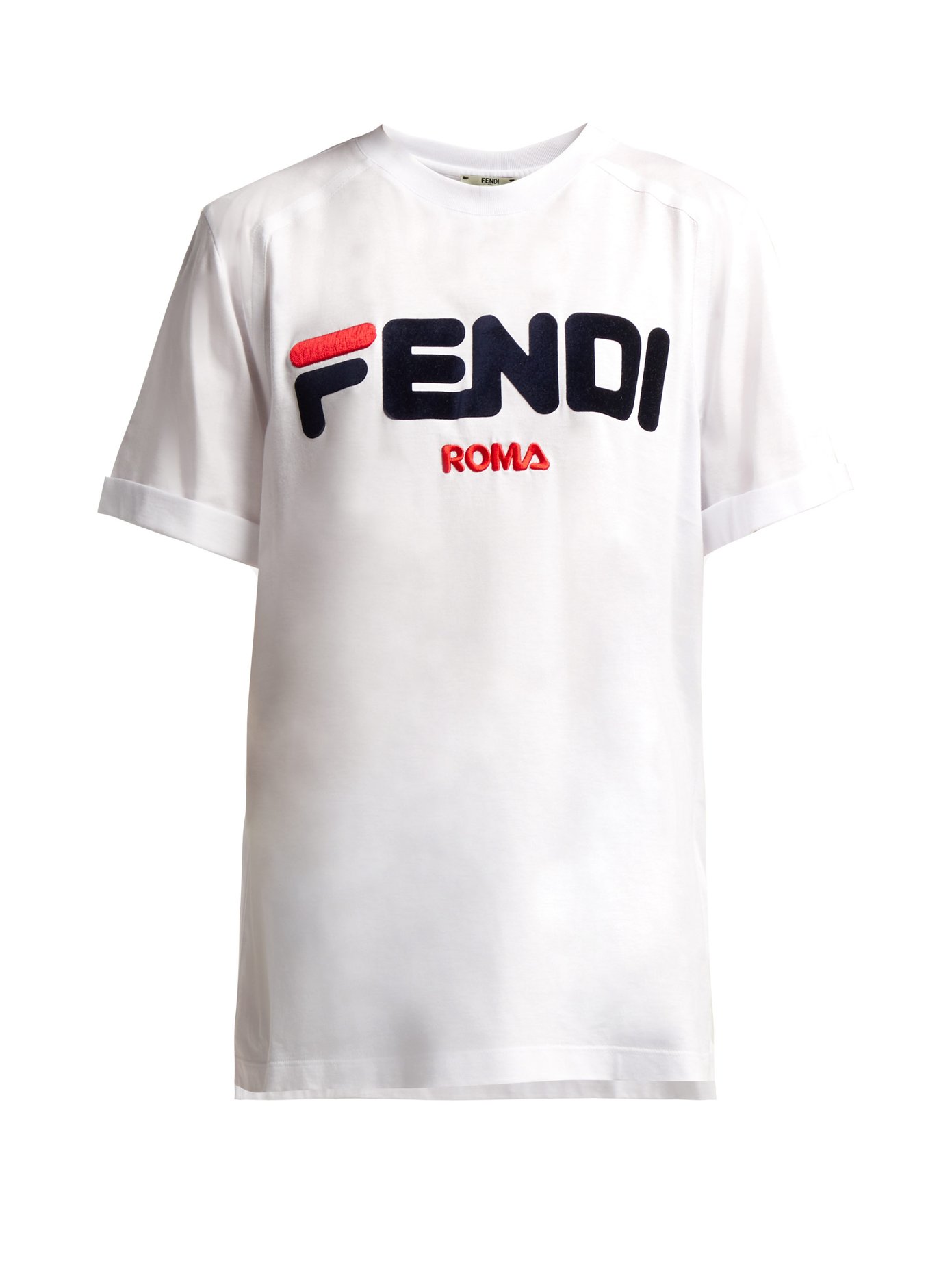 Mania logo cotton T-shirt | Fendi 