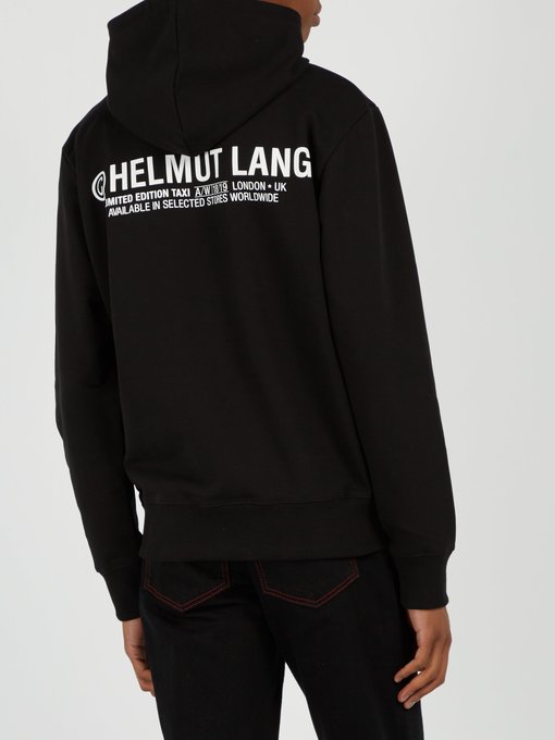 helmut lang white taxi hoodie
