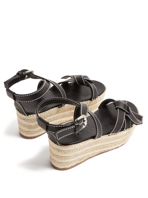 Gate knotted wedge sandals | Loewe | MATCHESFASHION.COM US