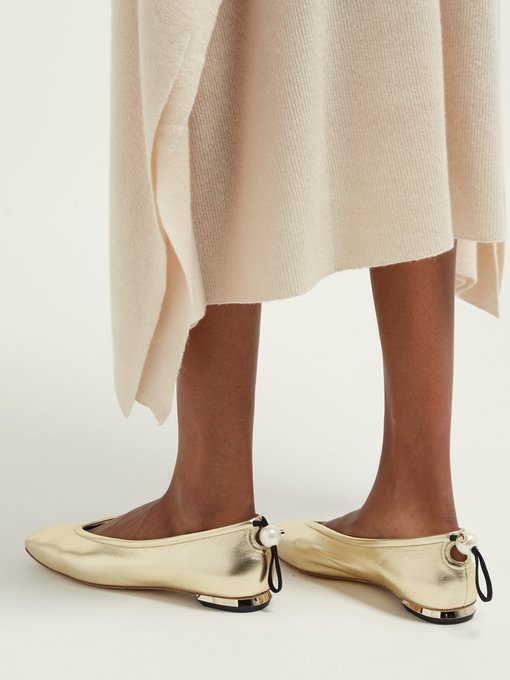 nicholas kirkwood pearl flats