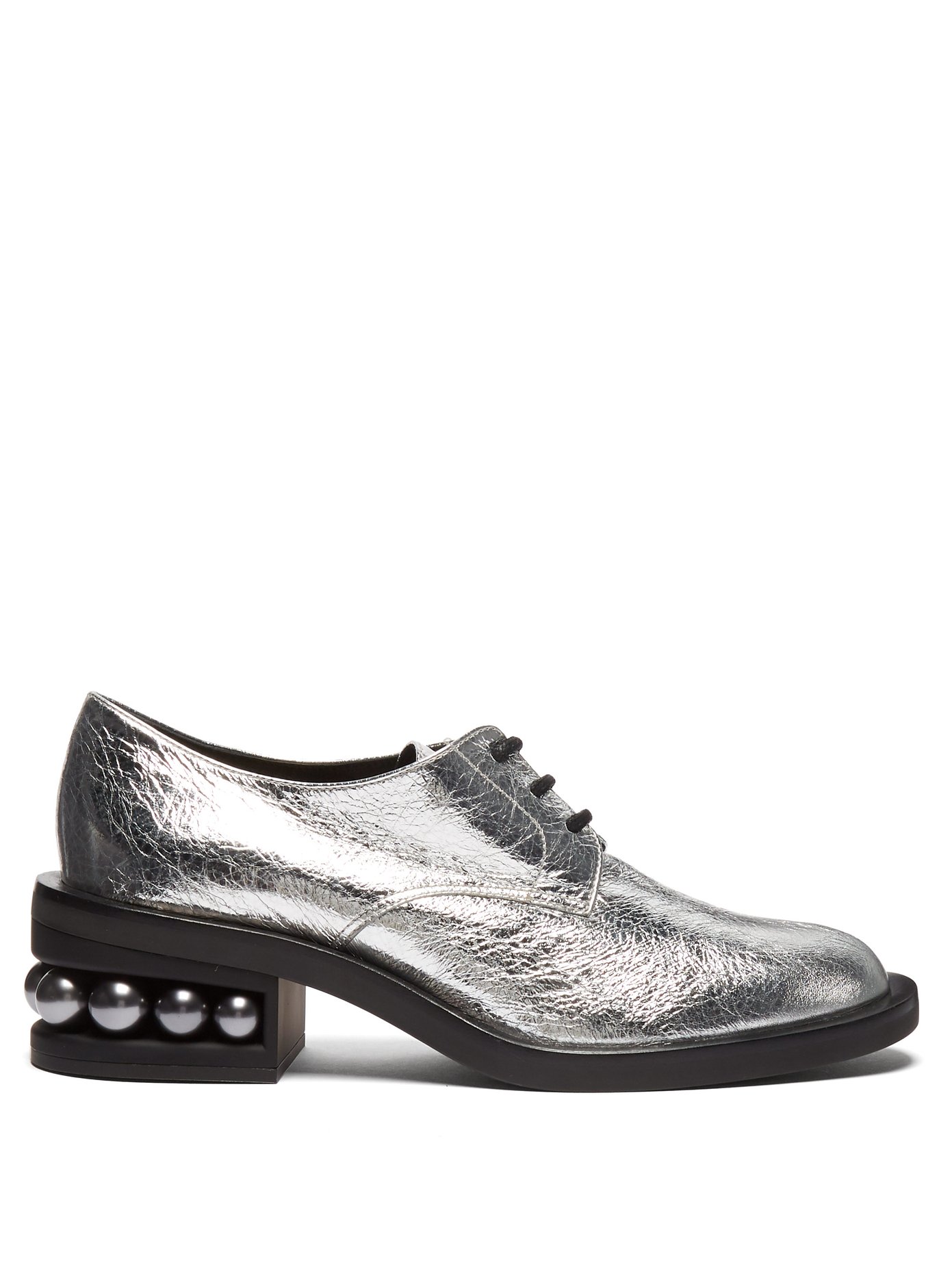 Casati pearl-heeled derby shoes 
