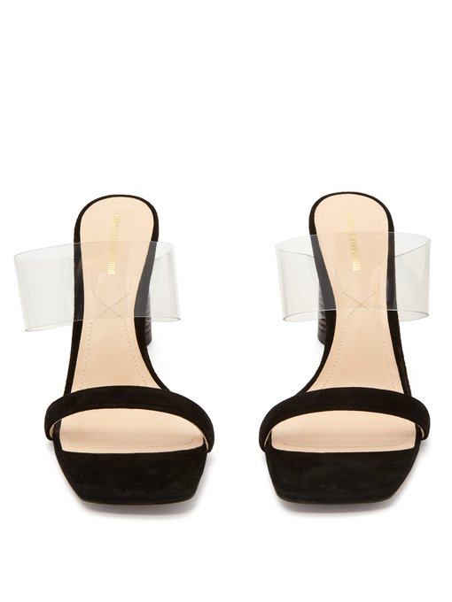 perspex heels size 12
