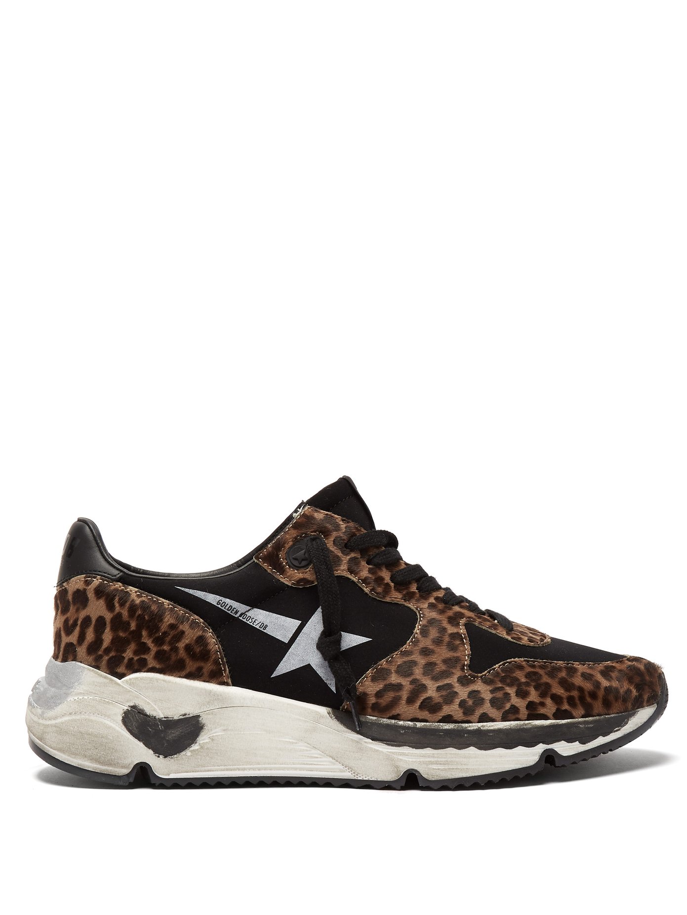 Running Sole leopard-print trainers 