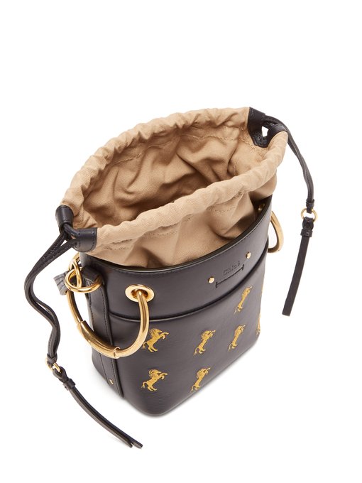 chloe horse bucket bag