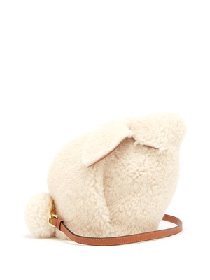 Bunny shearling cross-body bag | Loewe | MATCHESFASHION UK