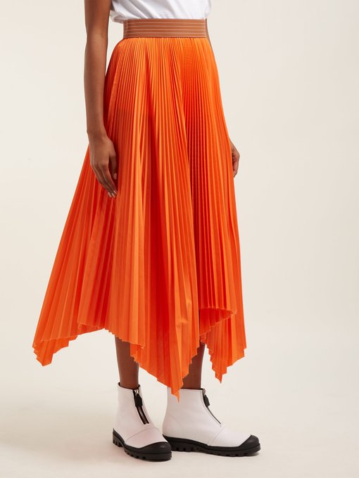 High-rise pleated handkerchief skirt | Loewe | MATCHESFASHION UK