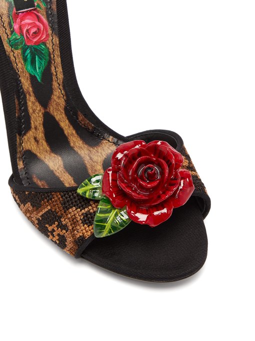 dolce and gabbana rose shoes