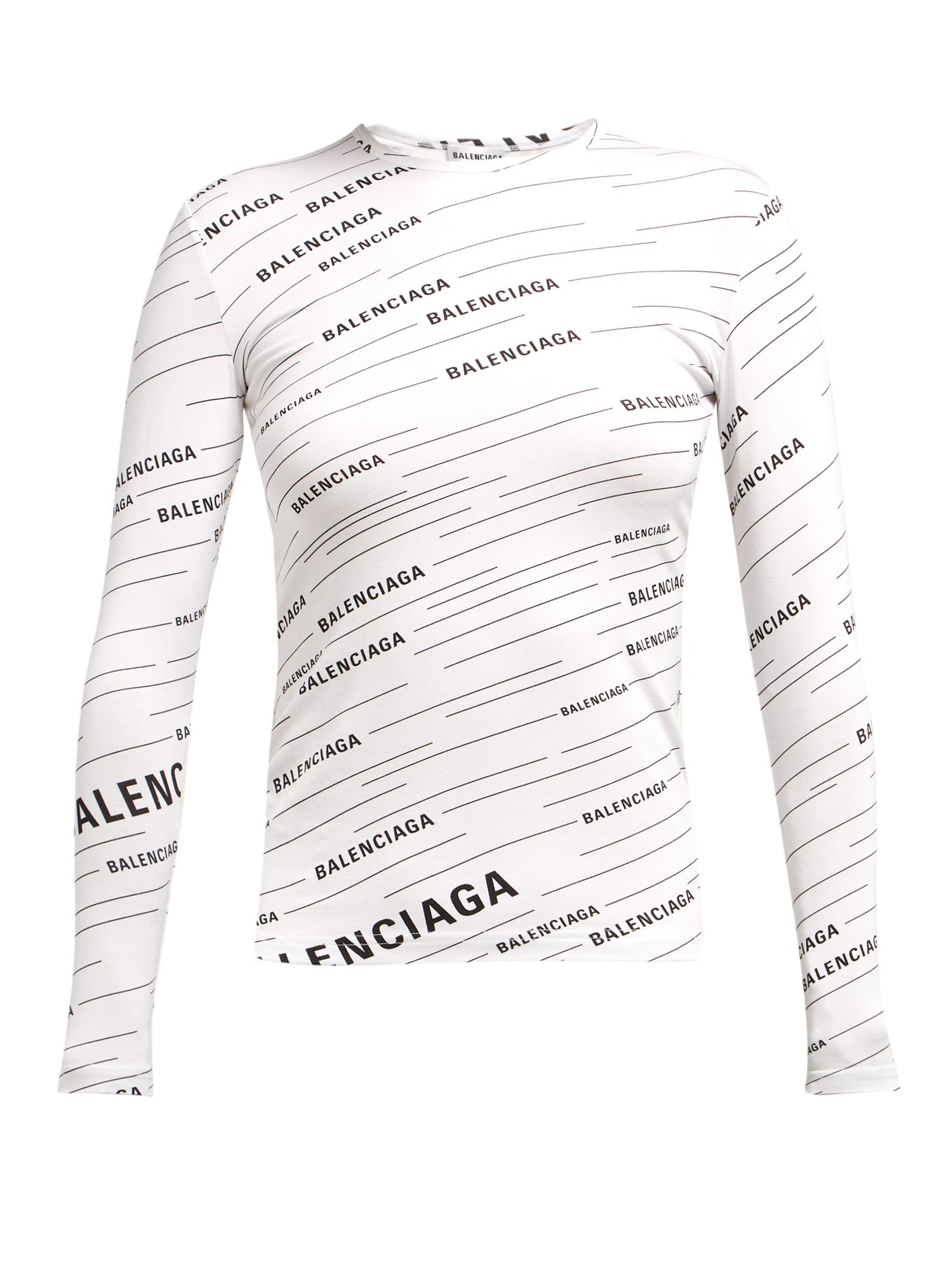 Balenciaga Logo Long Sleeve Shirt Hotsell, 51% OFF 