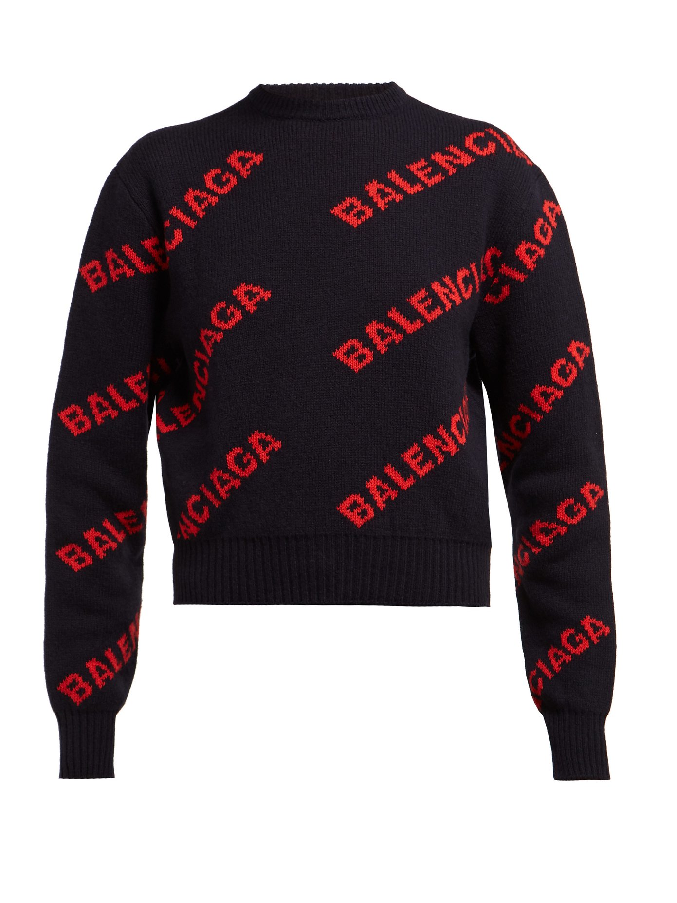 sweater balenciaga logo