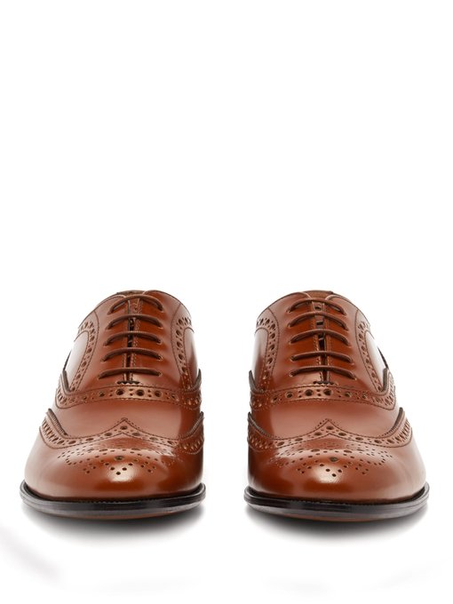Burwood perforated leather brogues 