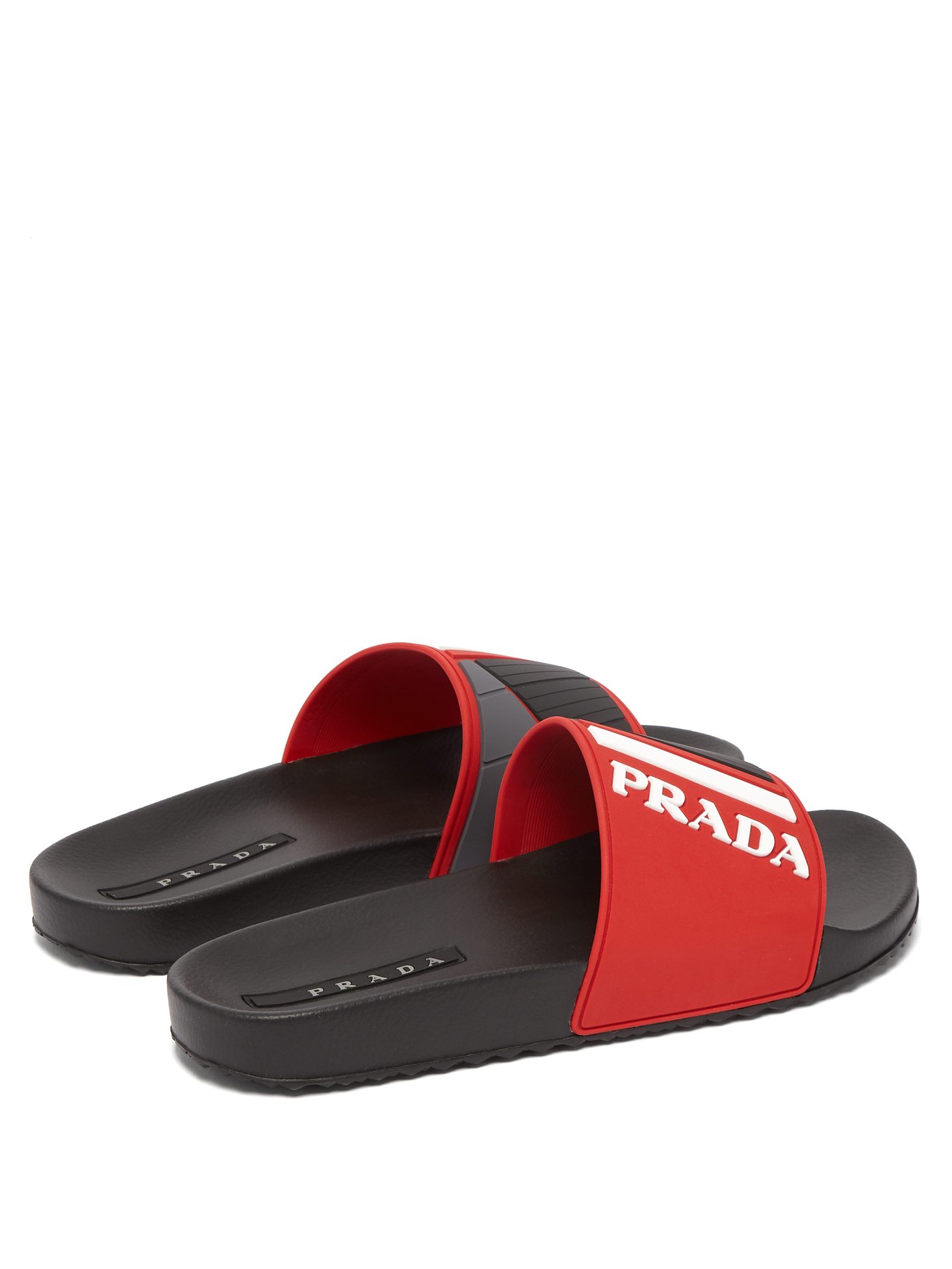 prada rubber slides