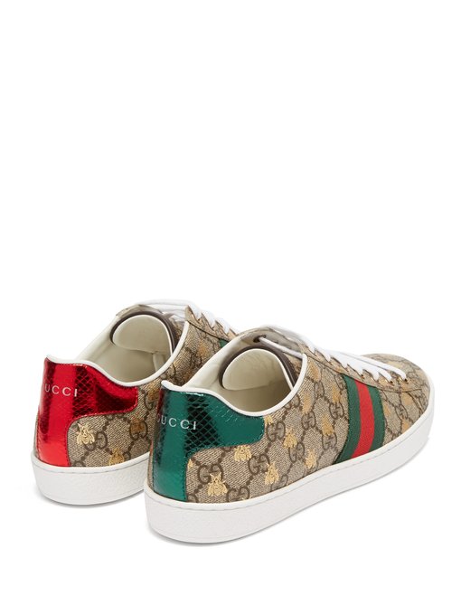 gucci ace gg trainers