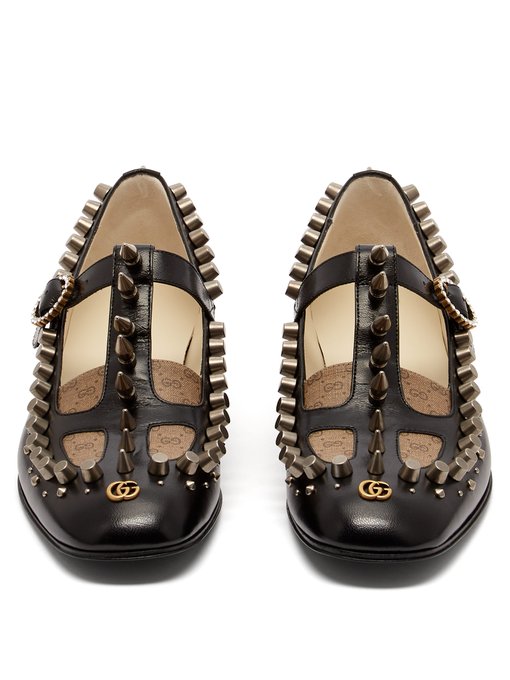 gucci spike loafer