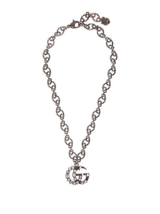 gucci logo necklace