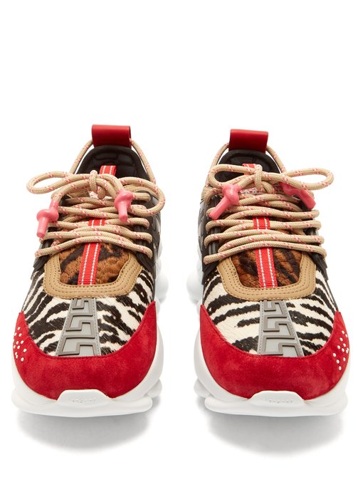 versace trainers red