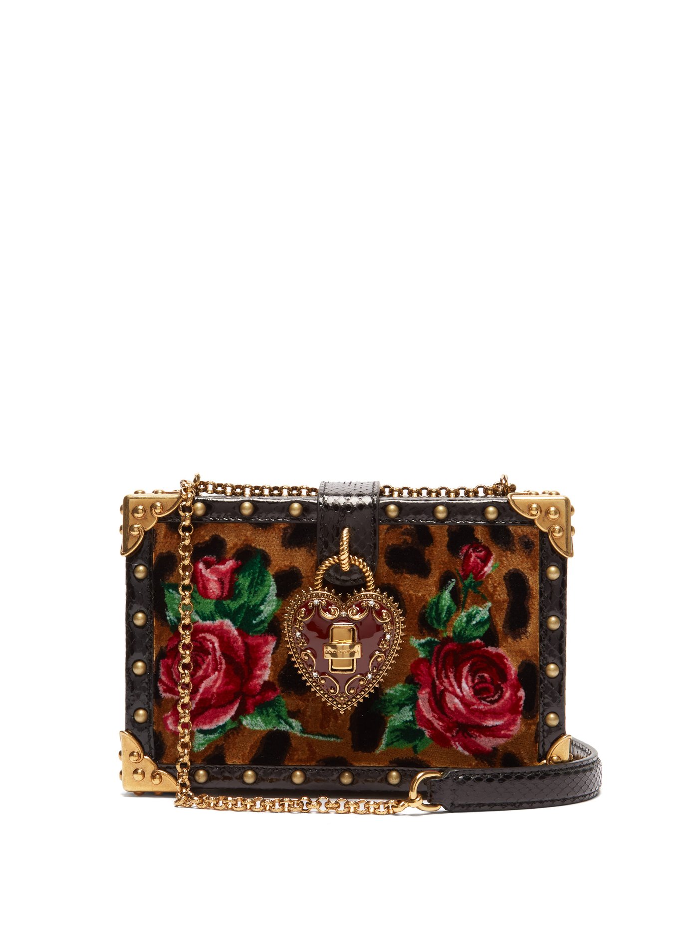 dolce and gabbana leopard purse