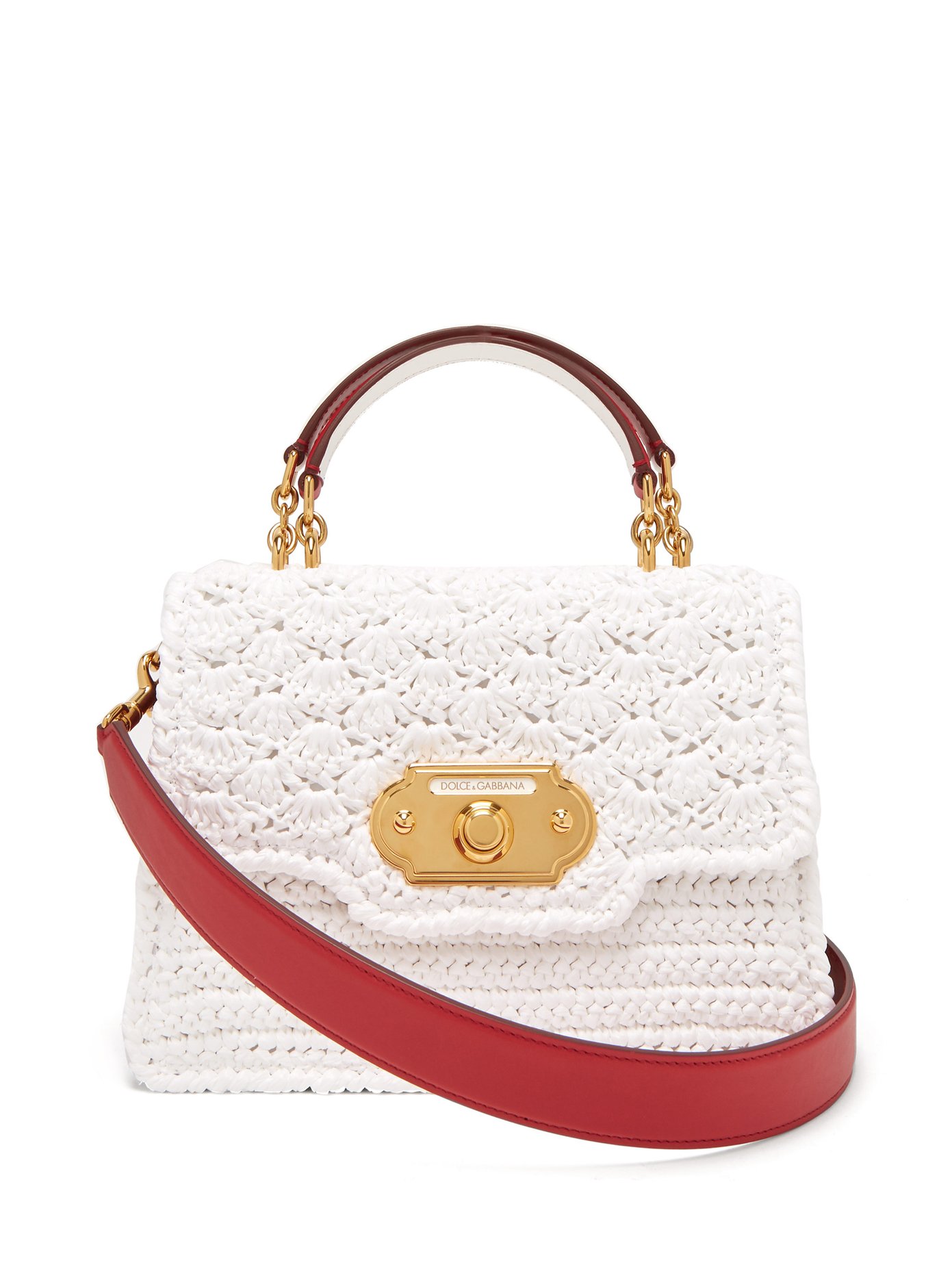 Welcome crochet and leather bag | Dolce 